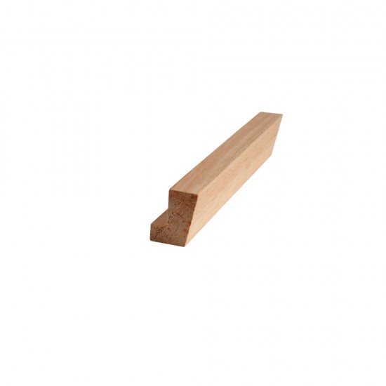 25mm x 32mm Hardwood Planed Timber Red Grandis Glazing Bead
