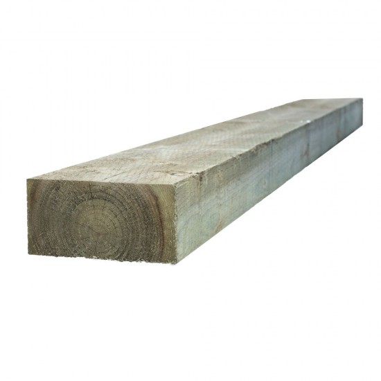 100mm x 200mm x 2.4m Incised Treated Timber Sleeper (Green)