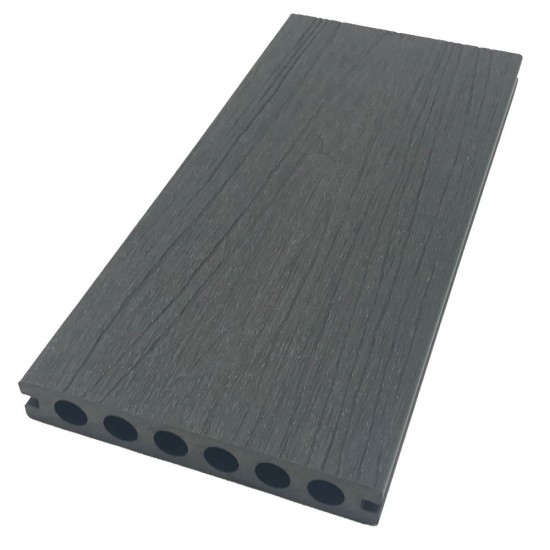23mm x 138mm x 3.6m Composite Deck Board (Charcoal Grey)