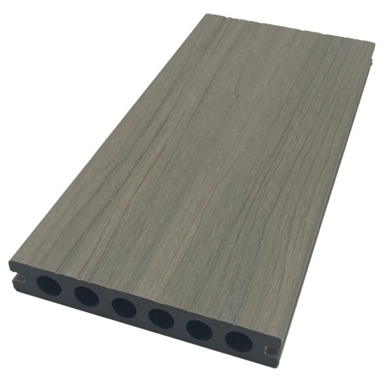 23mm x 138mm x 3.6m Composite Deck Board (Silver Birch)