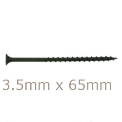 Box of 1000 3.5x65mm Drywall Screws - Coarse Thread Sharp Point Box of 1000 3.5x65mm Drywall Screws - Coarse Thread Sharp Point