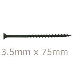 Box of 1000 3.5x75mm Drywall Screws - Coarse Thread Sharp Point Box of 1000 3.5x75mm Drywall Screws - Coarse Thread Sharp Point
