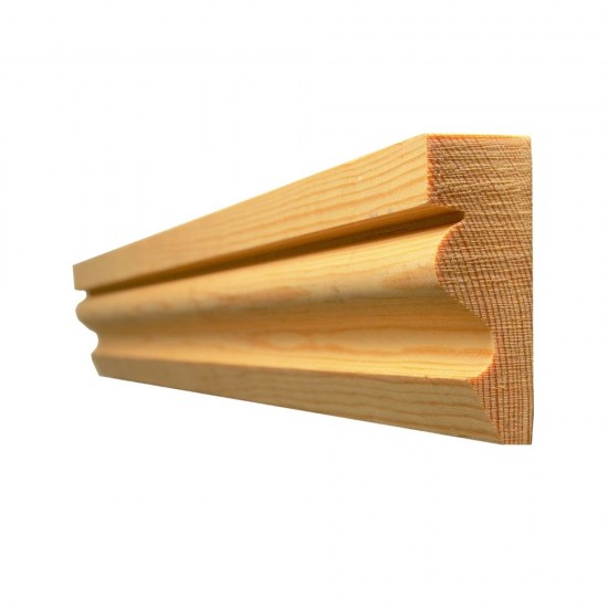25 x 75mm Timber Architrave Ogee Best Pattern 54B (Fin Size 20 x 69mm)