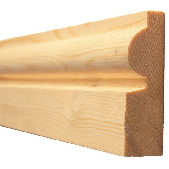 25 x 75mm Timber Architrave Torus Best Pattern 403B (Fin Size 20 x 69mm)
