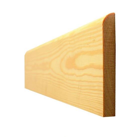19mm x 75mm Skirting Board Timber Bullnosed Standard (Finished Size 14.5mm x 69mm)