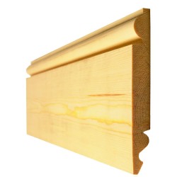 25mm x 175mm Skirting Board Timber Torus/Ogee - Standard 25mm x 175mm Skirting Board Timber Torus/Ogee - Standard