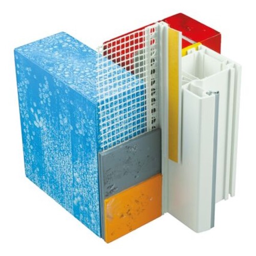 Mesh Wing PVC Self Adhesive Window Door Frameseal Bead 6mm - White