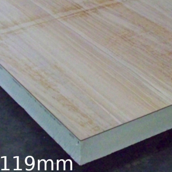 Xtratherm 119mm Plydeck - PIR with OSB Board