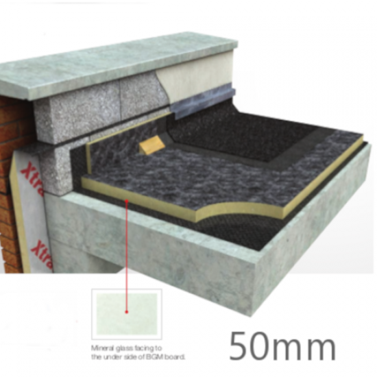 Xtratherm 50mm FR-BGM Flat Roof Insulation Board (10 pcs)