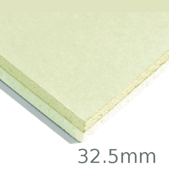 Xtratherm 32.5mm XT/TL Thermal Liner Dot and Dab (20mm PIR and 12.5mm Plasterboard)