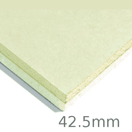 Xtratherm 42.5mm XT/TL Thermal Liner Dot and Dab (30mm PIR and 12.5mm Plasterboard)