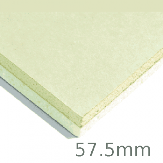 Xtratherm 57.5mm XT/TL Thermal Liner Dot and Dab (45mm PIR and 12.5mm Plasterboard)