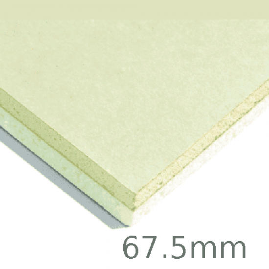 Xtratherm 67.5mm XT/TL Thermal Liner Dot and Dab (55mm PIR and 12.5mm Plasterboard)
