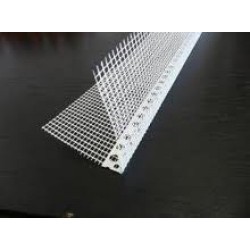 Plastic corner bead used with fibreglass mesh 2.5m Plastic corner bead used with fibreglass mesh 2.5m