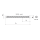 7.5 x 132mm Concrete Frame Screw With Pan Head - WHOW (100)