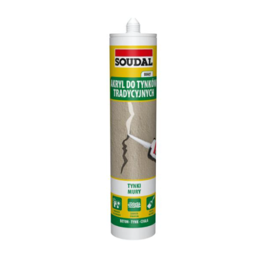 Soudal Acrylic Sealant for Render - White 280ml