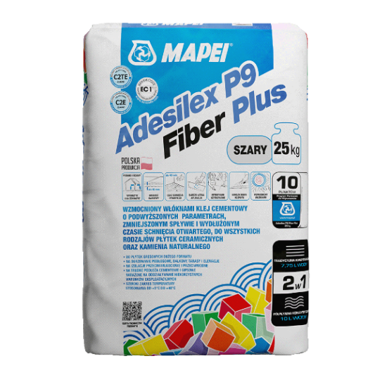 Mapei Adesliex P9 Fibre Plus Adhesive 25kg