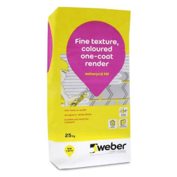 Weber Weberpral MF Through-Coloured One-Coat Monocouche Render Chalk 25kg Weber Weberpral MF Through-Coloured One-Coat Monocouche Render Chalk 25kg