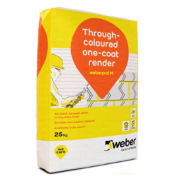 Weber Weberpral M Through-Coloured One-Coat Monocouche Render Parchment 25kg Weber Weberpral M Through-Coloured One-Coat Monocouche Render Parchment 25kg