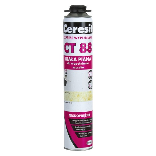 Ceresit CT88 Express - White Foam for Filling Gaps 750ml